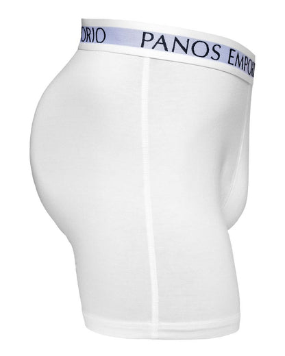 Panos Emporio Eco Base Bamboo and Organic Cotton Boxer Briefs - 5 Pack, White