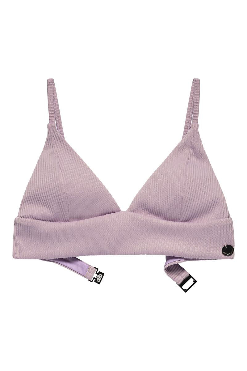 Thyme Theia Bralette Bikini Top, Soft Lilac.