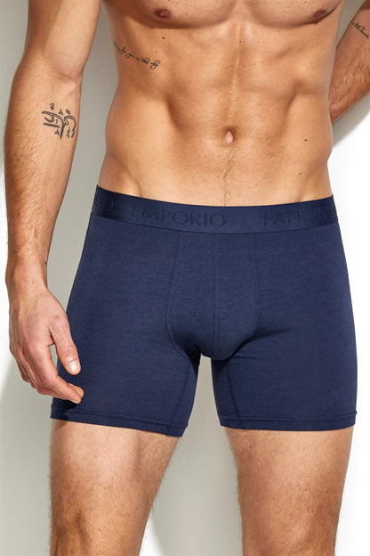 Panos Emporio  Eco Base Bamboo and Organic Cotton Boxer 5 Pack, Navy