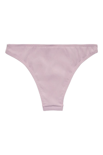 Thyme Iris Bikini Bottom, Soft Lilac.