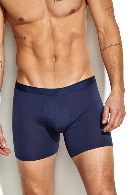 Panos Emporio EcoVero Boxers - 2 Pack in Navy