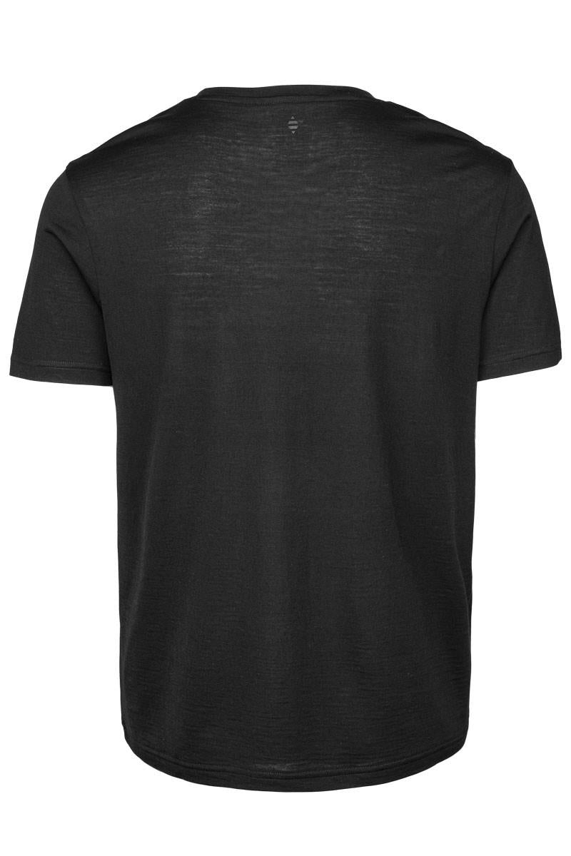 Panos Emporio Eco Merino Wool T Shirt Black