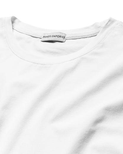 Panos Emporio  Organic Cotton T-Shirt, White