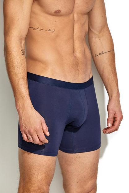 Panos Emporio EcoVero Boxers - 2 Pack in Navy